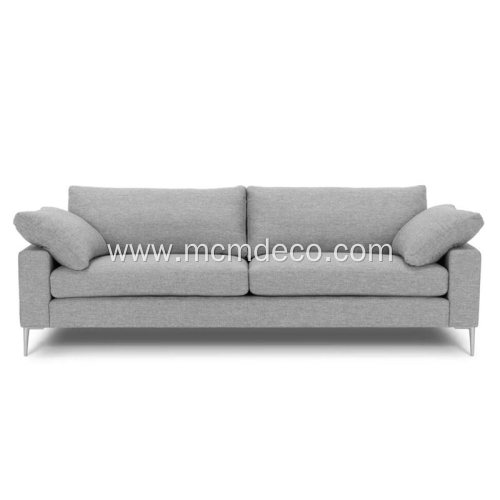 Nova Winter Gray Fabric Sofa